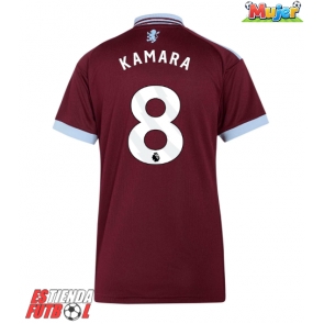 Aston Villa Boubacar Kamara #8 Primera Equipación Mujer 2026-27 Manga Corta